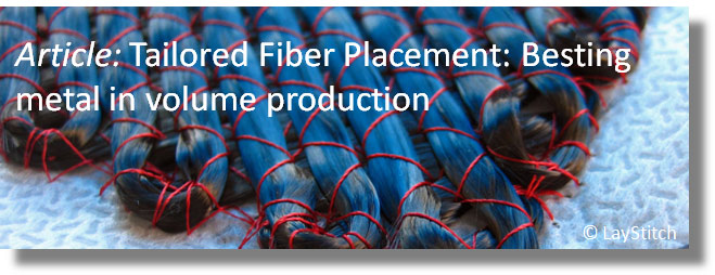 Tailored Fiber Placement: Besting metal in volume production